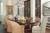 Old Naples Transitional Dining Room